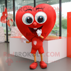 Red Heart maskot kostyme...