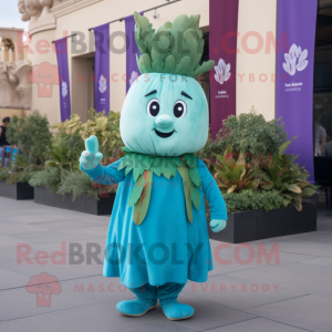 Turquoise Turnip mascotte...