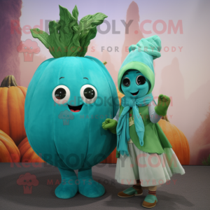 Turquoise Turnip mascotte...