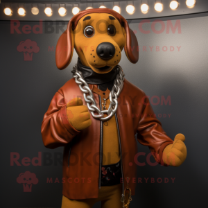 Rust Hot Dog mascotte...