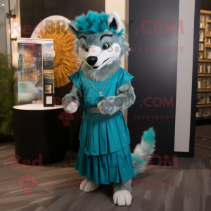 Teal Say Wolf costume de...