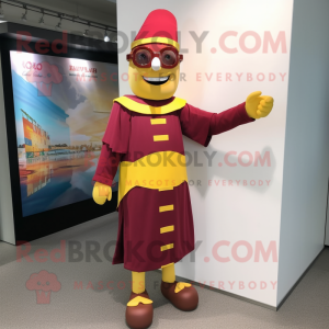 Maroon Swiss Guard mascotte...