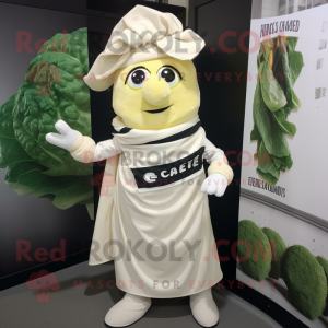 Hvid Caesar Salat maskot...