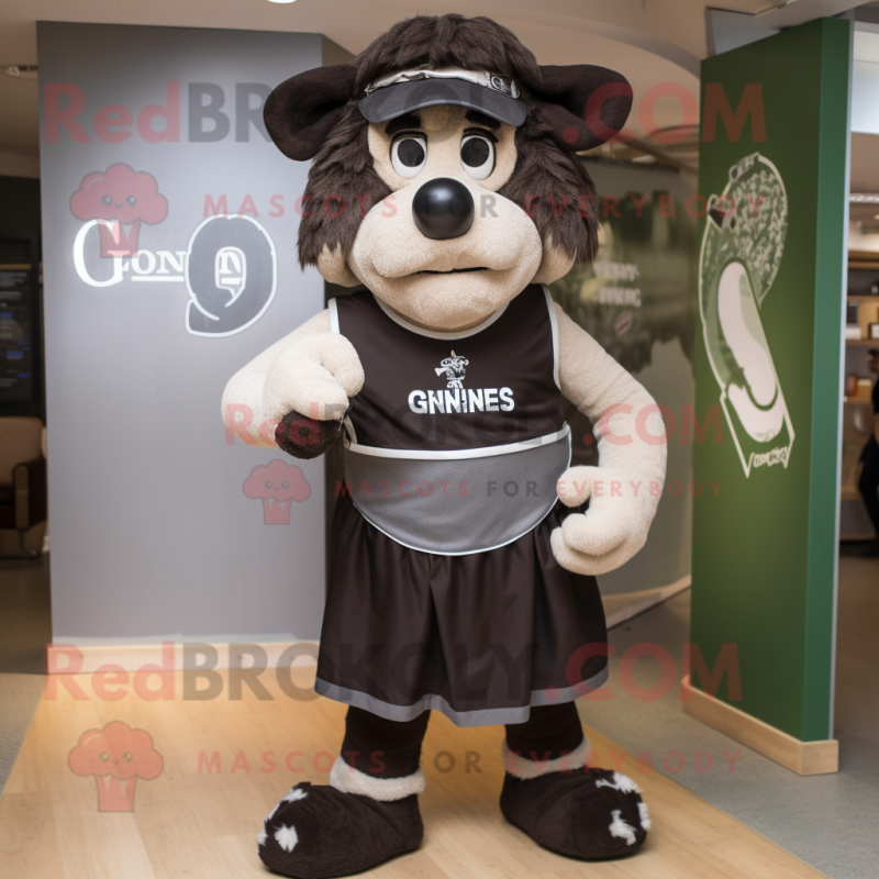 nan Guinness mascot costume character dressed with a Tank Top and Bracelet watches