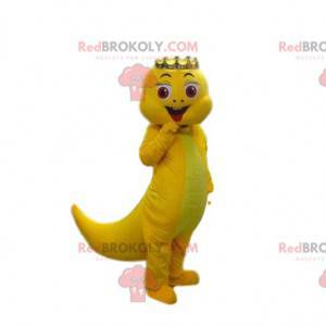 Maskot žlutého dinosaura, kostým žlutého draka - Redbrokoly.com