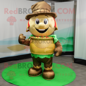 Brown Pot Of Gold maskot...