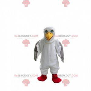 Mascotte de mouette, costume d'albatros, déguisement de pigeon
