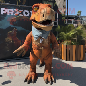 Rust T Rex mascotte kostuum...