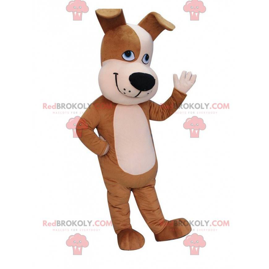Puppy mascot, plush brown dog costume - Redbrokoly.com