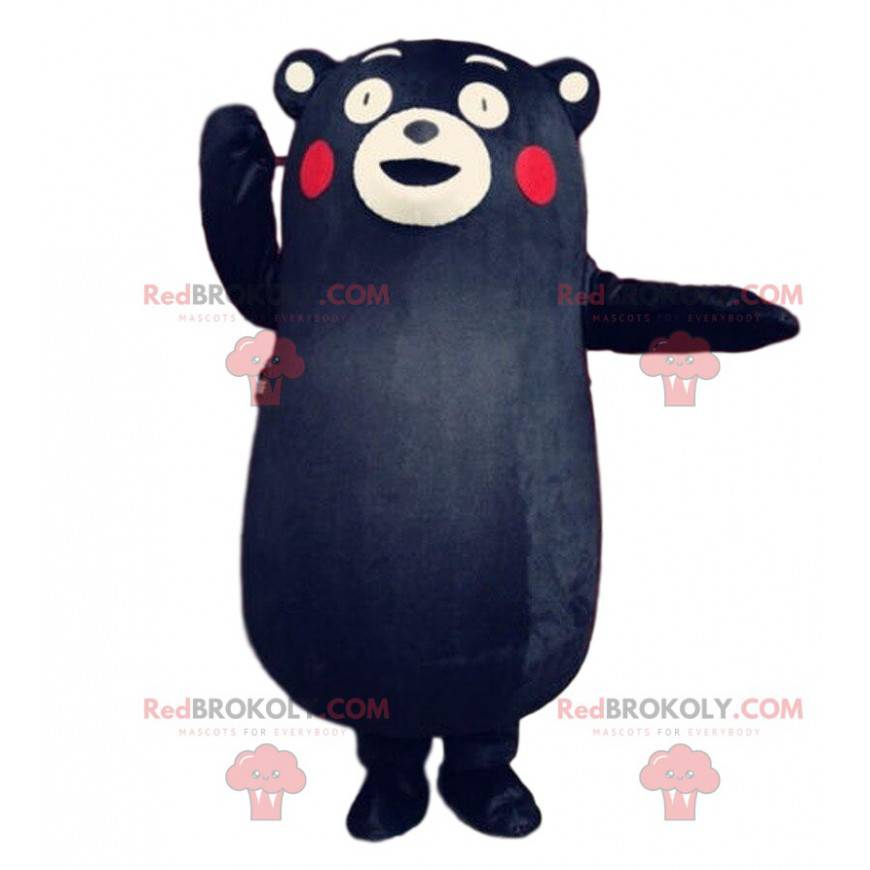 Mascote Kumamoto famoso mascote japonês, fantasia de urso -