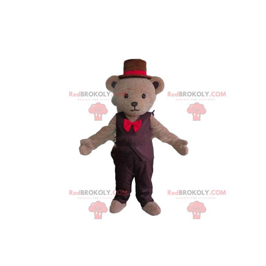 Elegant bamse maskot, bamse kostume - Redbrokoly.com