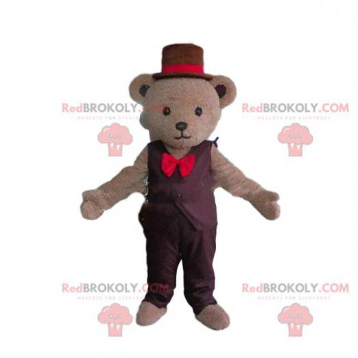 Elegant teddy bear mascot, teddy bear costume - Redbrokoly.com