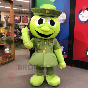 Lime Green Army Soldier...