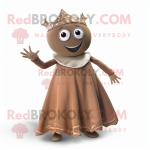 Brown Ray maskot kostume...