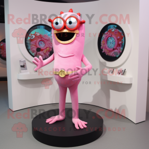 Roze Cyclops mascotte...