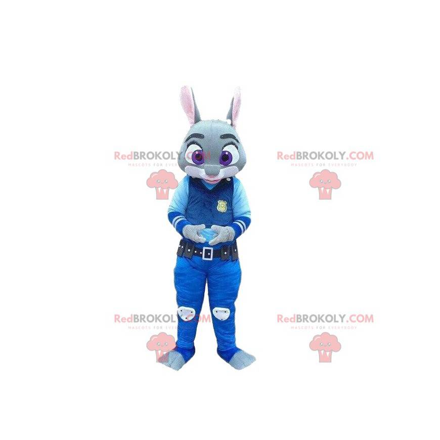 Maskot Judy Hopps, slavný policejní králík v Zootopii -