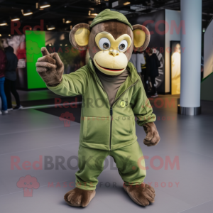 Olive Monkey mascotte...