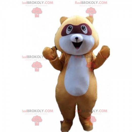 Raccoon mascot, polecat costume, forest animal - Redbrokoly.com