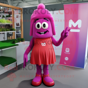 Magenta Aglet mascotte...