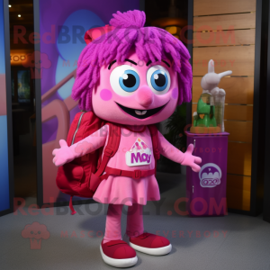 Magenta Aglet mascotte...