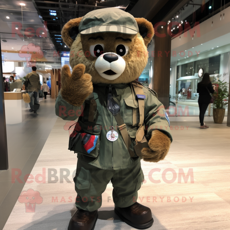 nan Air Force Soldier mascot costume character dressed with a Flannel Shirt and Wallets nan Air Force Soldier mascot costume character dressed with a Flannel Shirt and Wallets