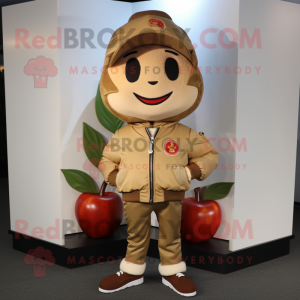 Solbrun Apple maskot drakt...