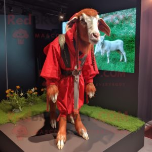 Red Boer Goat maskot drakt...