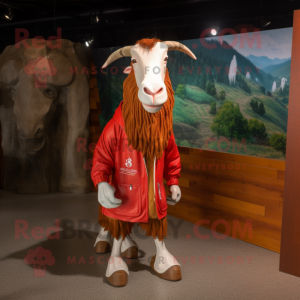 Red Boer Goat maskot...