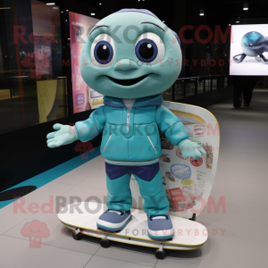  Skateboard mascotte...