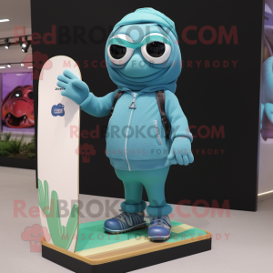 nan Skateboard mascot costume character dressed with a Turtleneck and Handbags