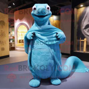 Sky Blue Titanoboa mascotte...