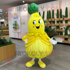 Gul Beet maskot kostume...