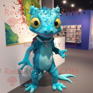 Turquoise Geckos mascotte...