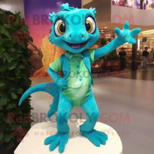 Turquoise Geckos mascotte...