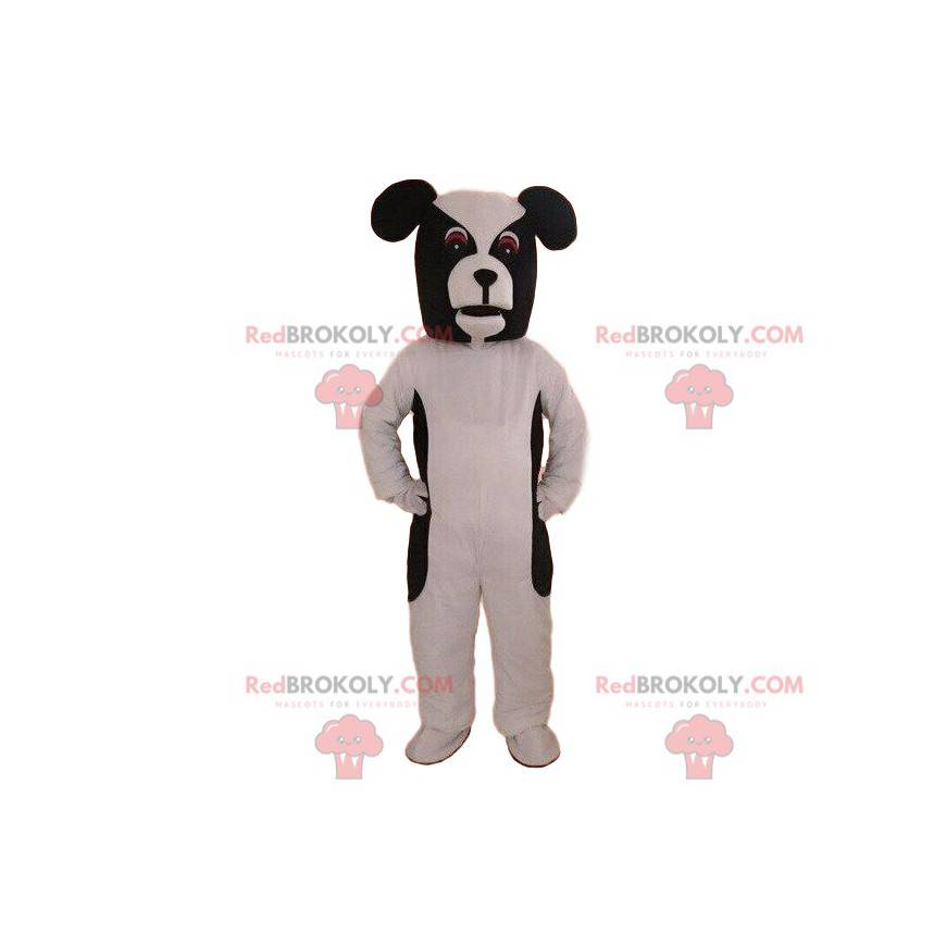 Black and white dog mascot, doggie costume - Redbrokoly.com Black and white dog mascot, doggie costume - Redbrokoly.com