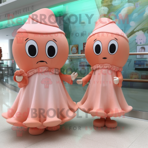 Peach Squid maskot kostume...