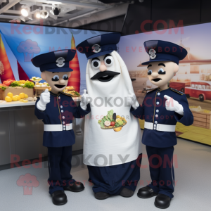 Navy Fajitas maskot kostume...