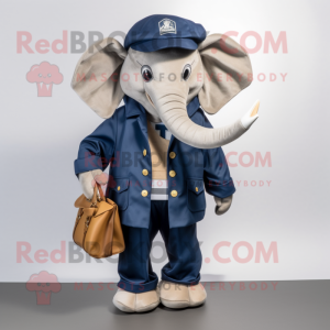 Navy Elephant maskot...