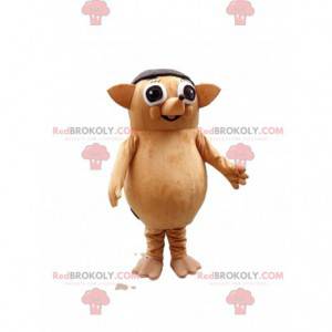 Brown hedgehog mascot, giant mole costume - Redbrokoly.com