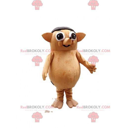 Brun igelkottmaskot, jätte mullvaddräkt - Redbrokoly.com