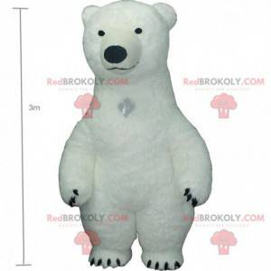 Mascota inflable del oso polar, traje del oso polar -