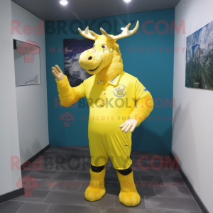 Citrongul Irish Elk maskot...