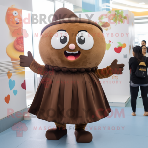 Brown Cupcake mascotte...