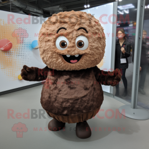 Brown Cupcake mascotte...