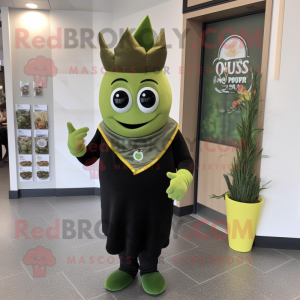 Olive Queen maskot kostume...