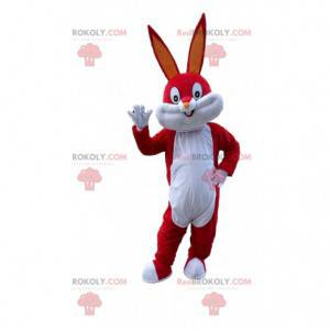 Mascote Red Bugs Bunny, famoso coelho Looney Tunes -