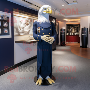 Navy Bald Eagle mascotte...