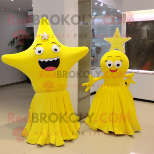 Yellow Starfish mascotte...
