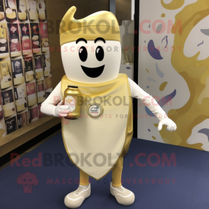 Gold Bottle Of Milk maskot...
