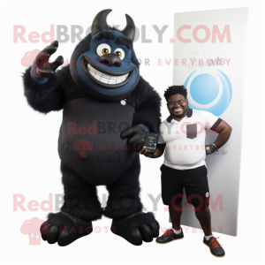 Black Ogre mascotte kostuum...